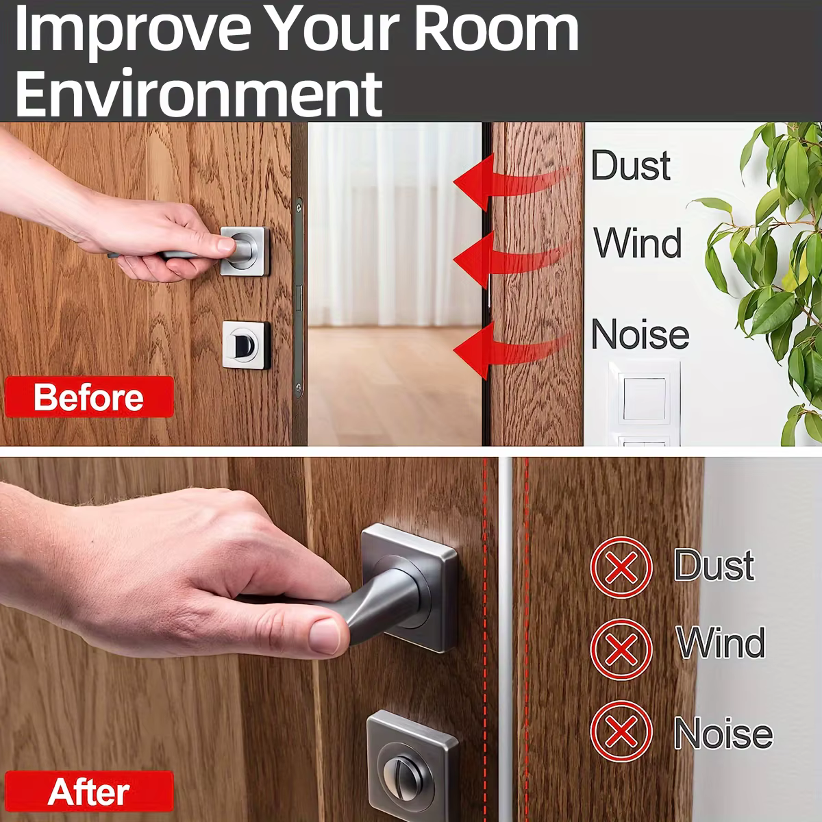 Bande d'isolation en caoutchouc auto-adhésive coupe-vent pour porte de 3 mètres, bande d'étanchéité en forme de D pour fenêtre et porte, bloqueur d'espace pour cadre de porte