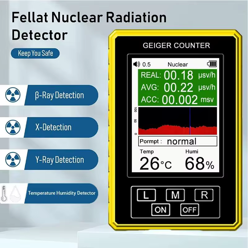 Détecteur de rayonnement nucléaire EMF numérique Portable XR-3 Pro, compteur Geiger pour des mesures électromagnétiques précises