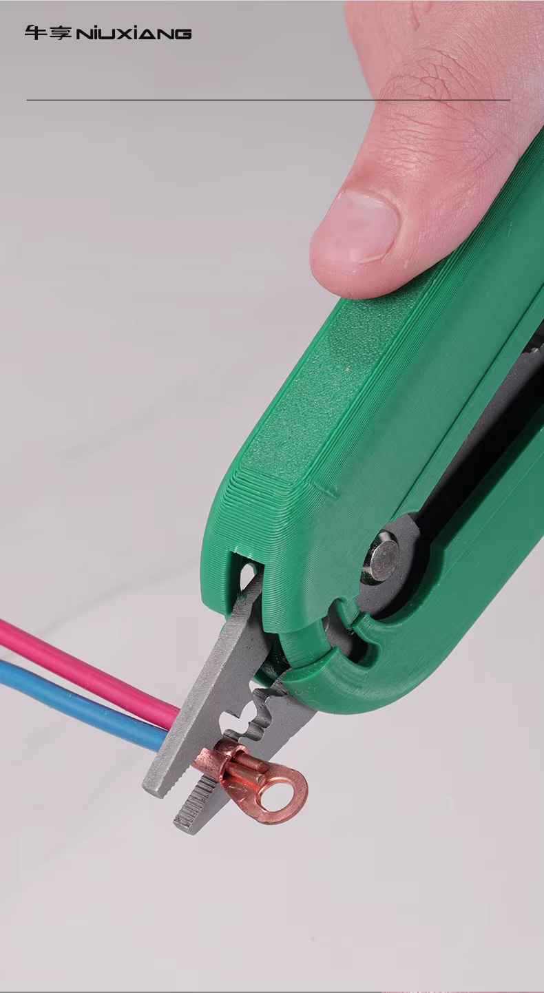 Pince à dénuder, coupe et séparateur de fil pour électricien – Outil tranchant durable pour la réparation de câbles de