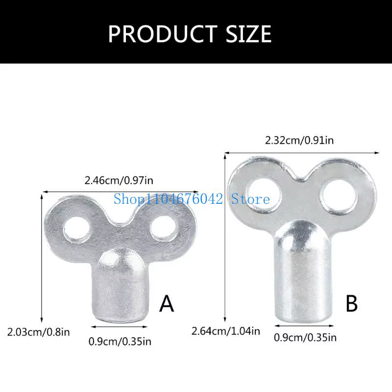 Clé purge radiateur à réduction bruit 652F pour une utilisation facile une large compatibilité modèles