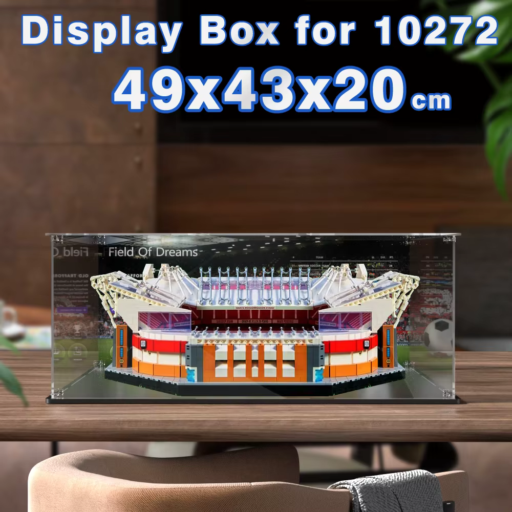 Boîte de présentation en acrylique pour briques Lego 10272/10299
