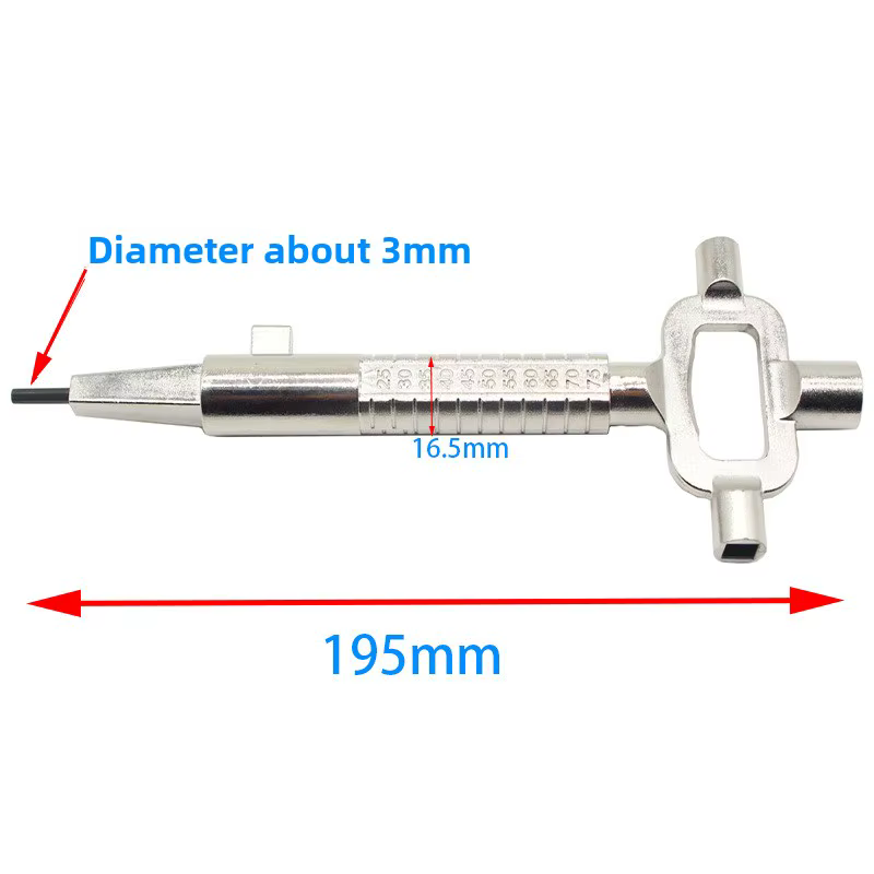 Outil de mesure de cylindre de serrure essentiel pour serrurier