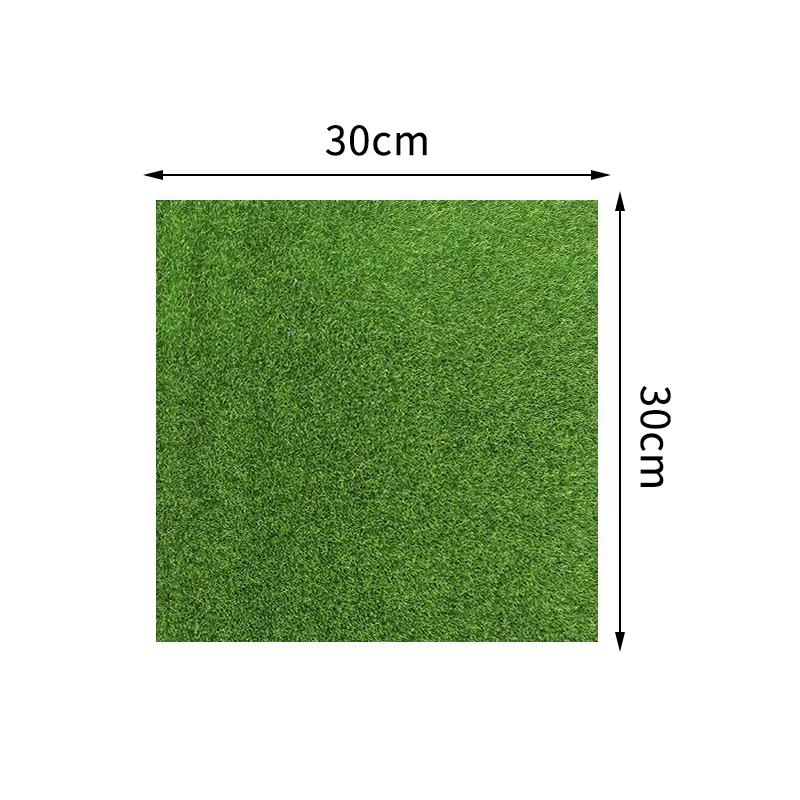 ★ ▲ Tapis de gazon artificiel vert, pelouse synthétique, tapis de gazon, fausse pelouse, simulation de mousse, 30*30CM, bricolage, micro-paysage, décoration de la maison