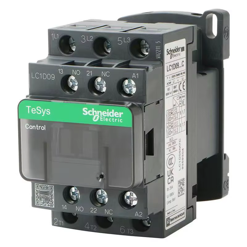 Nouveau contacteur tripolaire Schneider version noire AC 3P LC1D25 LC1D32 LC1D38 B7C F7C Q7C M7C 24V 110V 220V 380V