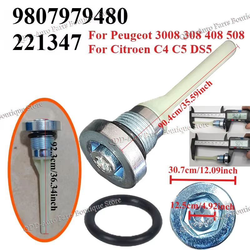 10 pièces 9807979480 221347 Vis de vidange d'huile de boîte de vitesses de Transmission automatique