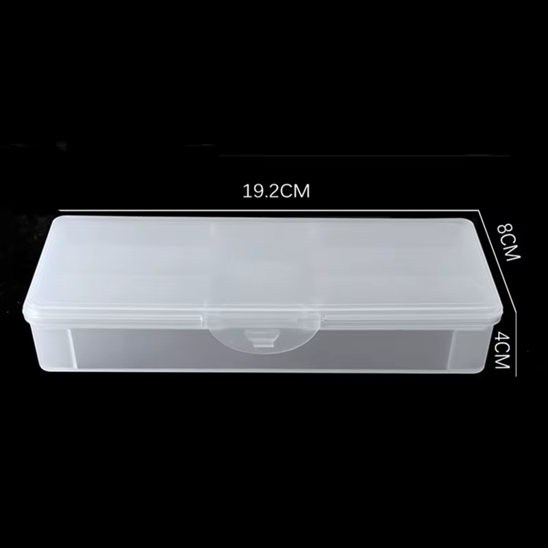 Boîte de rangement de finition à Double couche pour Nail Art, boîte de rangement pour outils de manucure, brosses à ongles, stylo, vitrine, bijoux, organisateur
