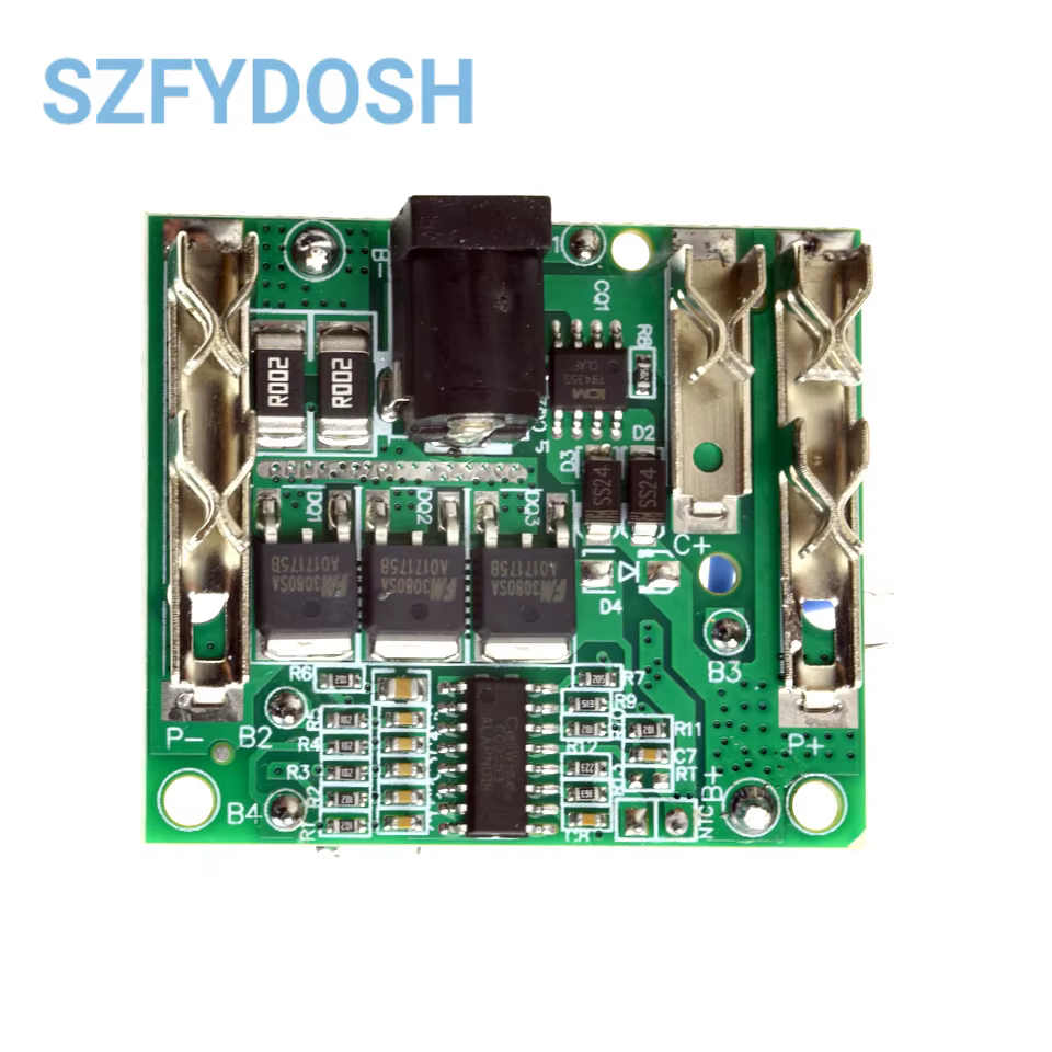 Carte de Protection de charge de batterie 5S BMS 18V 21V 20A