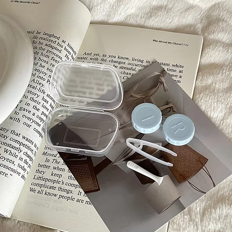 Boîte à lentilles de Contact Portable