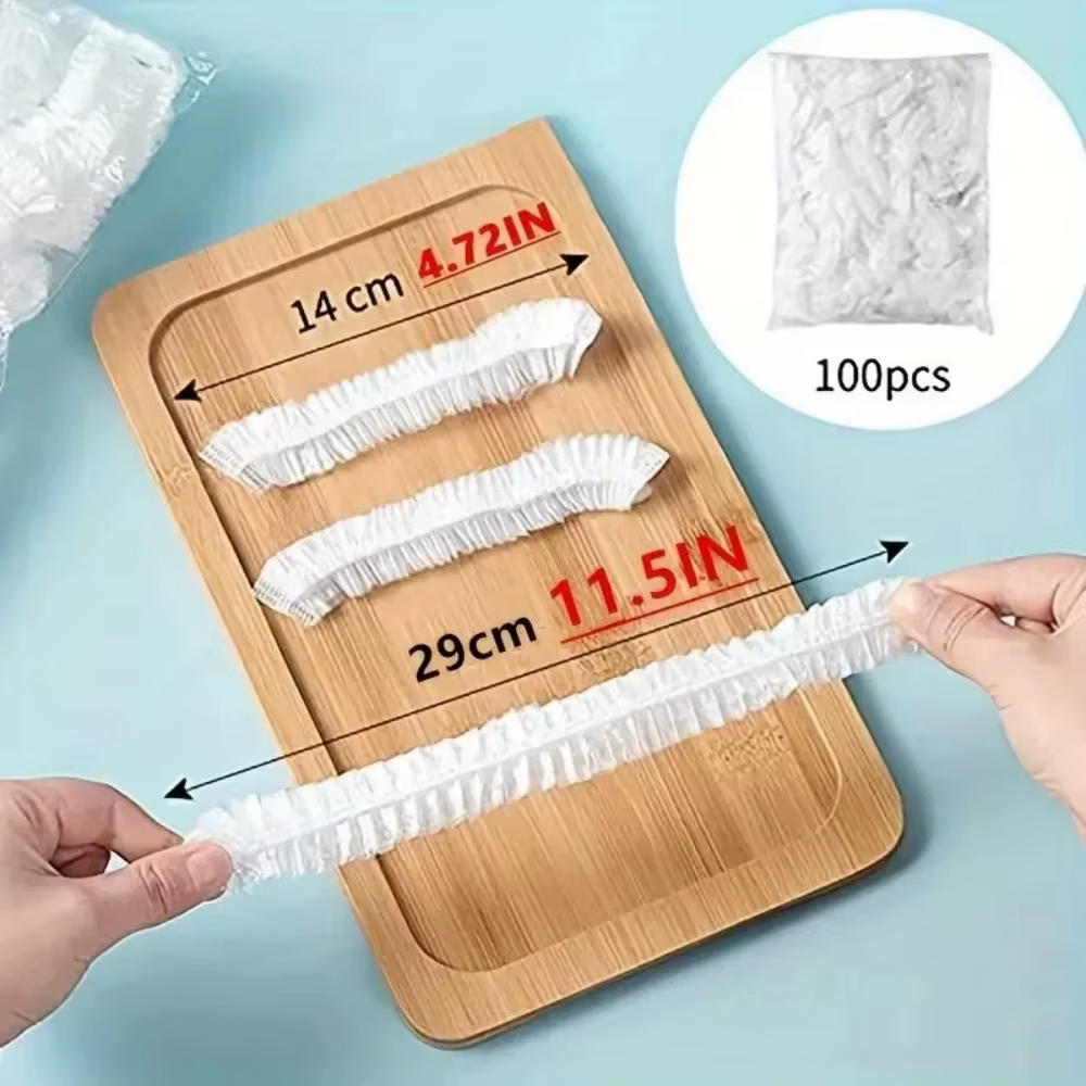 Bonnet de douche Transparent jetable