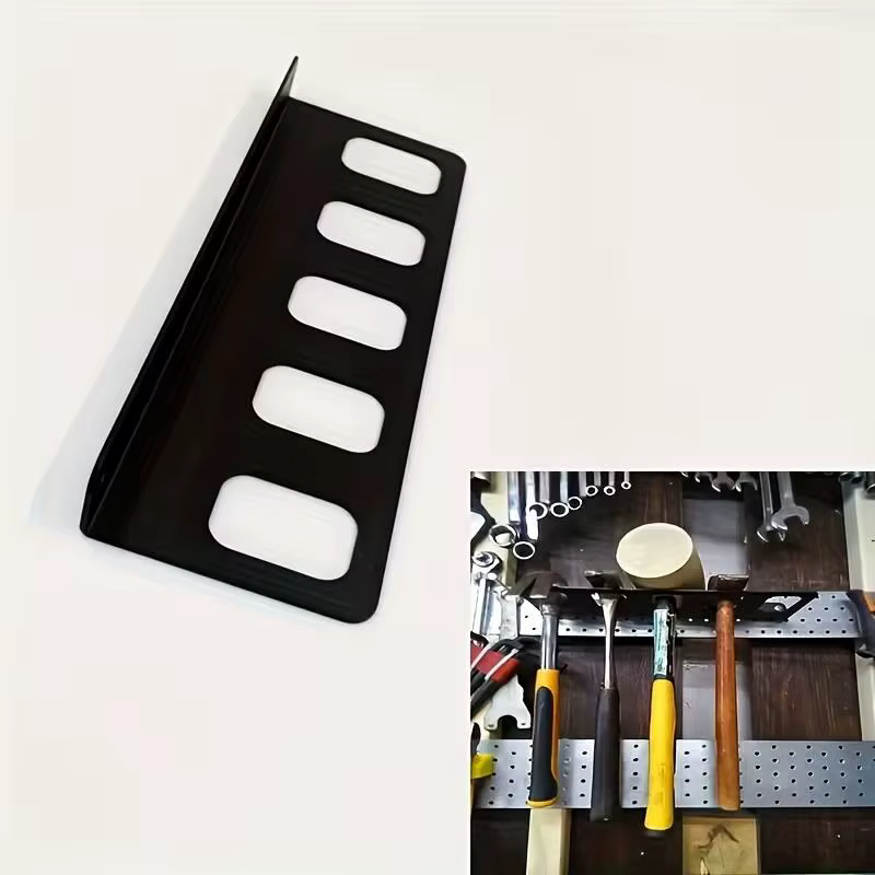 Organisateur d'outils mural en métal pour un rangement efficace du garage