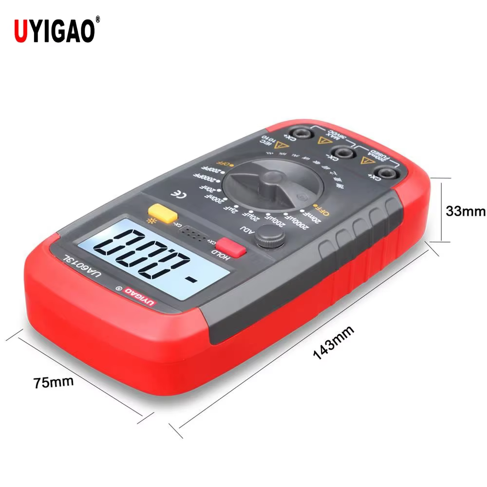 UYIGAO UA6013L compteur de capacité de condensateur LCD numérique professionnel testeur