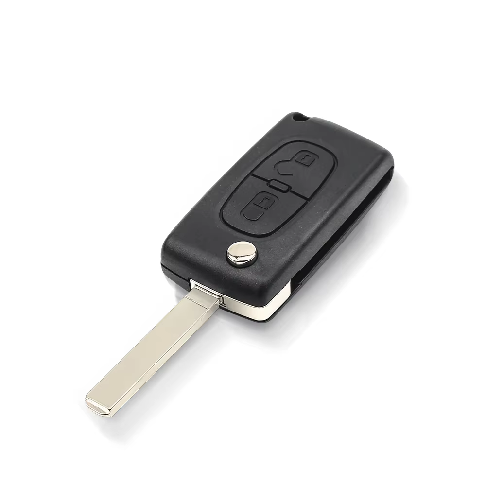 KEYYOU – clé télécommande à 2 boutons HU83 / VA2 avec batterie