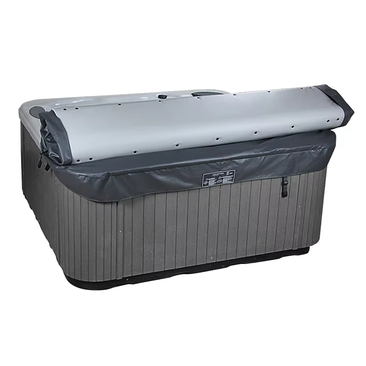 Nouvelle couverture de piscine enroulable 100 % étanche, couverture de bain pour piscine