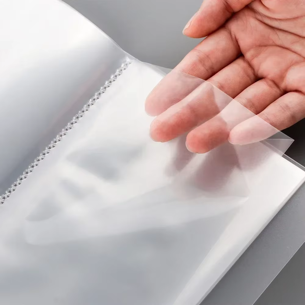 Album de stockage de photos autocollant transparent A6