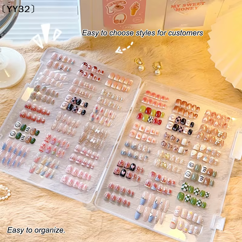 Boîte de rangement pour faux ongles