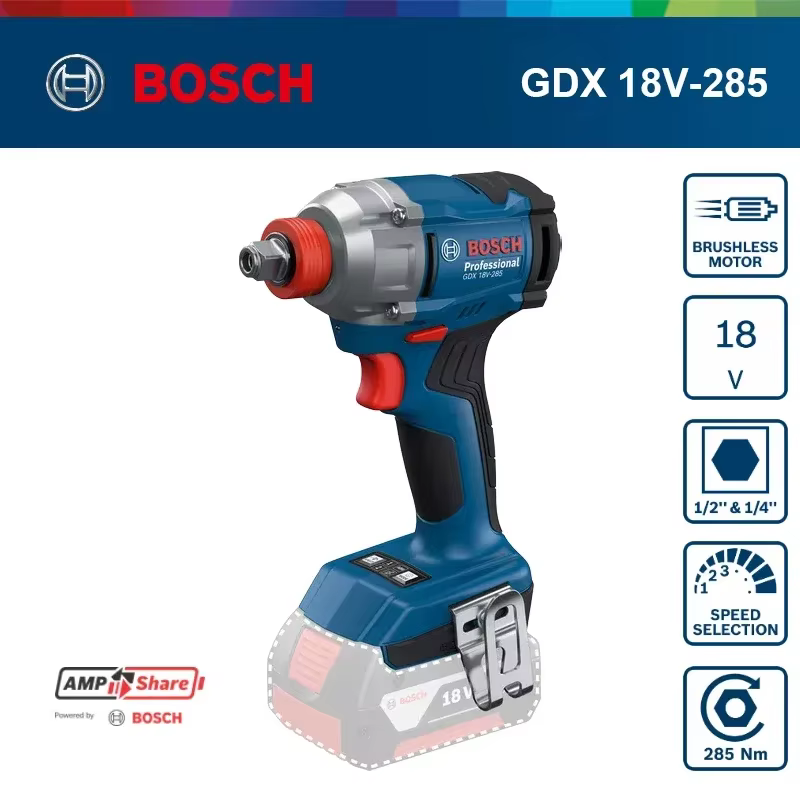 Clé à chocs sans fil Bosch GDX 18V-285 18V