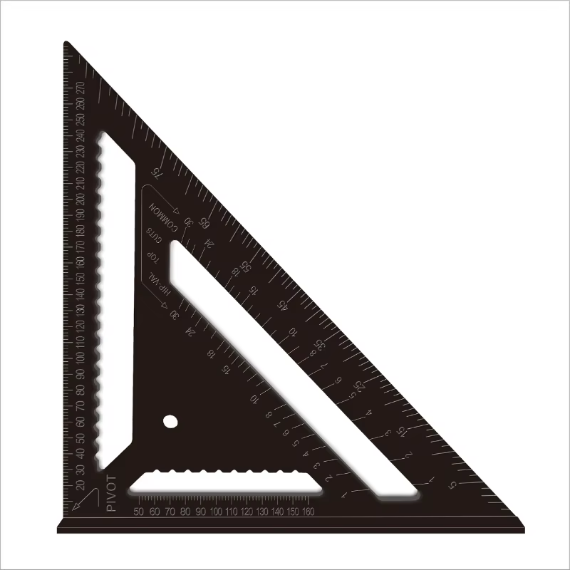 Règle triangulaire 7 pouces 12 pouces