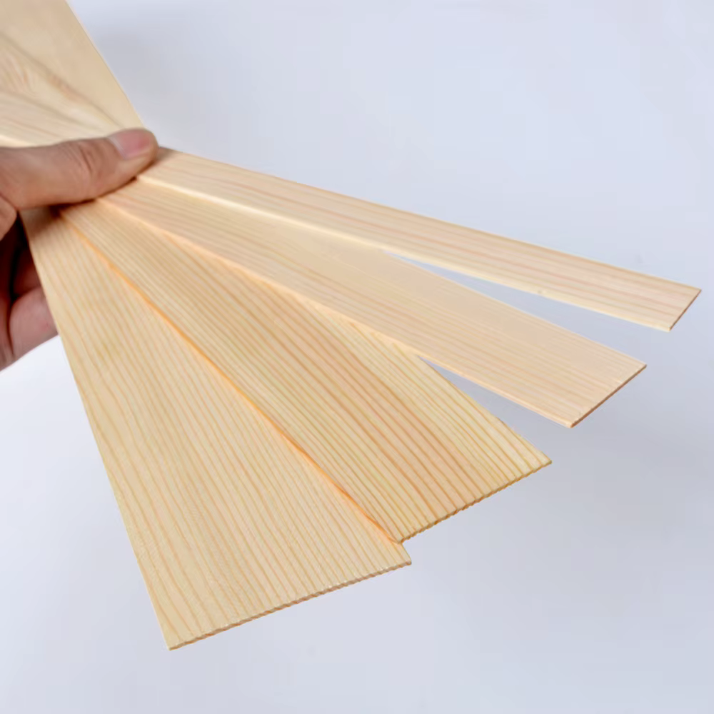 Tranches/feuilles/panneaux de bois de pin personnalisés