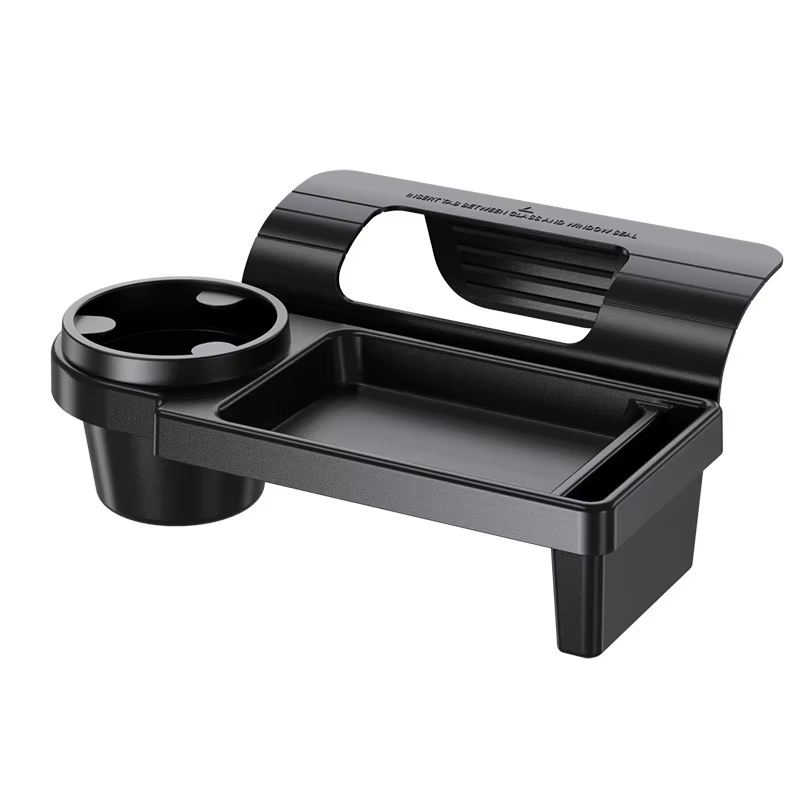 Table de plateau de voiture réglable pour le stockage multifonctionnel de gobelets d'eau