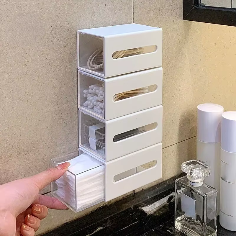 Boîte de rangement murale pour salle de bain