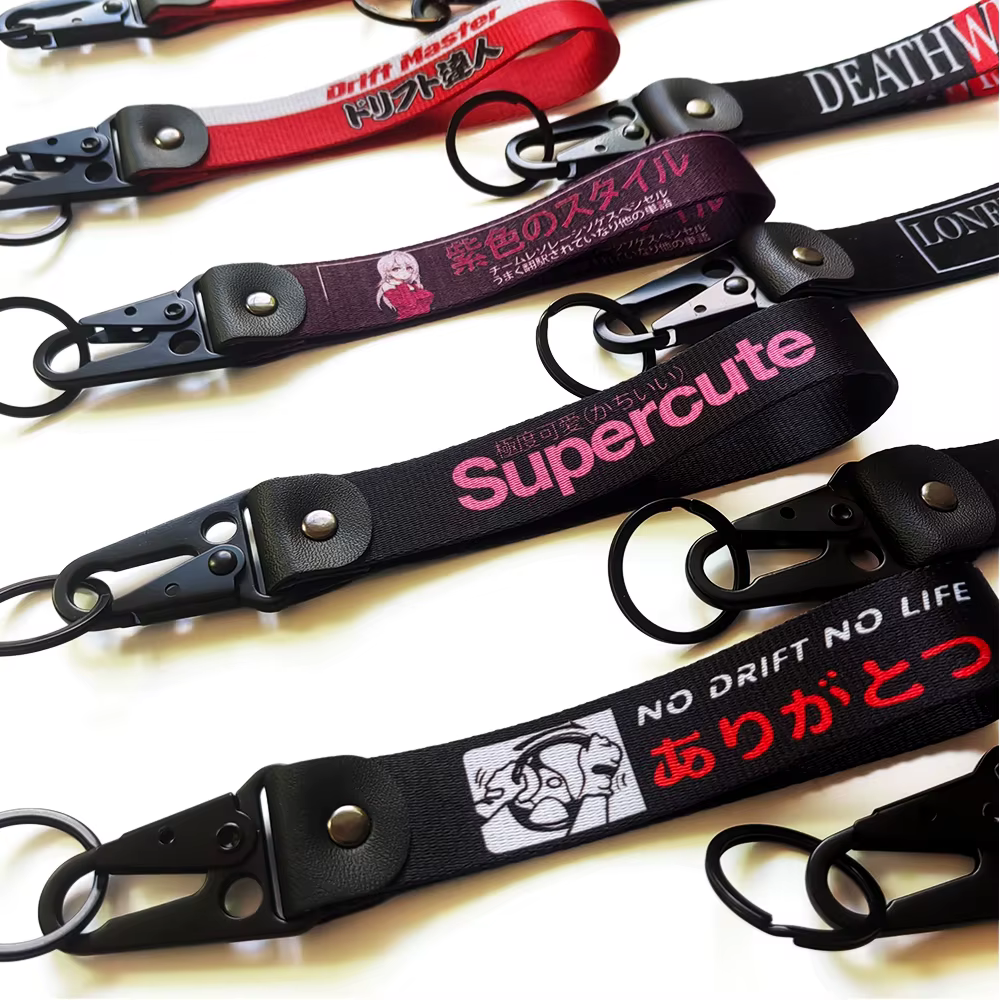 Porte-clés de moto, sangle en Nylon Durable