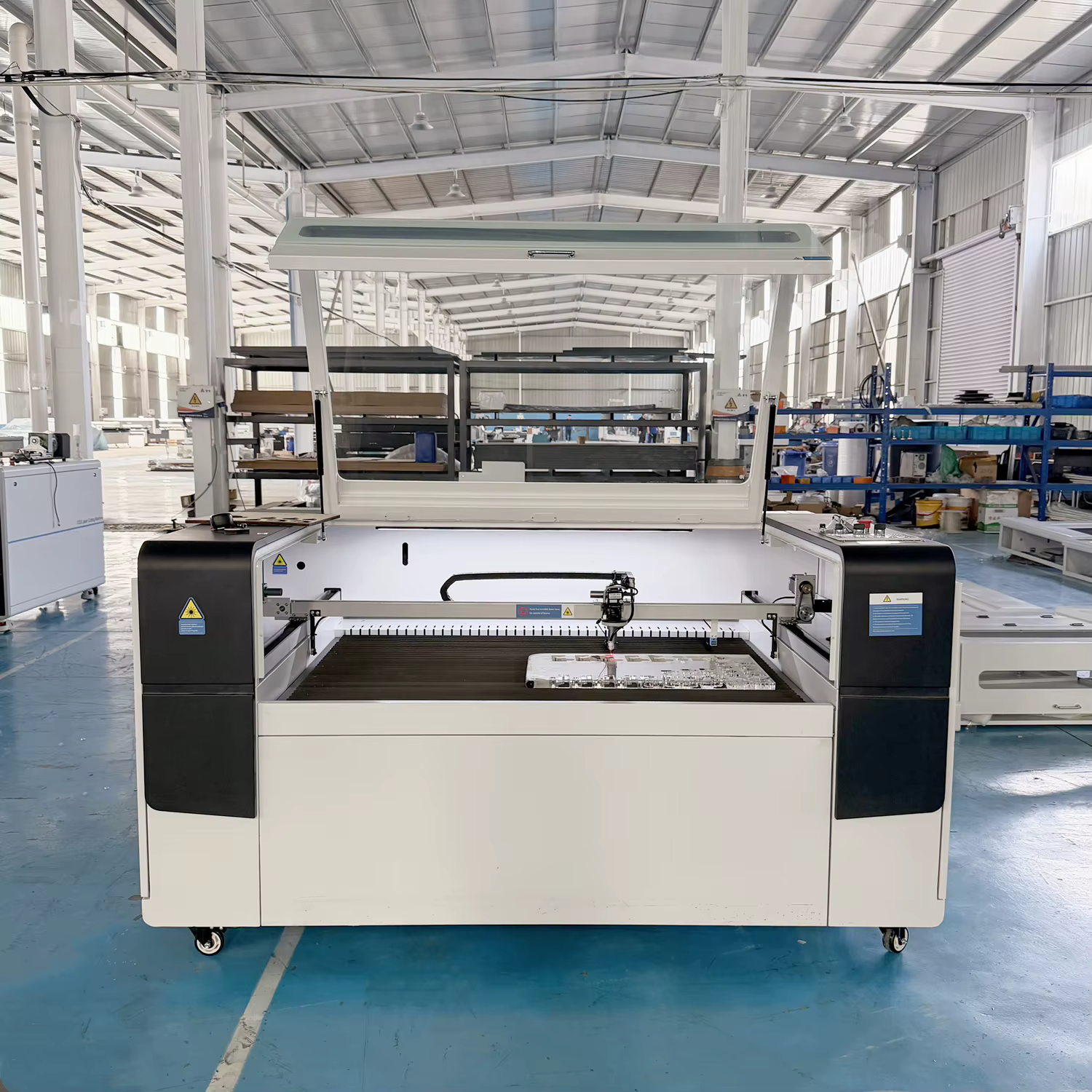 Dernière technologie : machine de découpe laser CO2 1300x900 mm 80W 100W 150W, machine de découpe laser CNC pour carton, machine de gravure laser MDF - Prix compétitif
