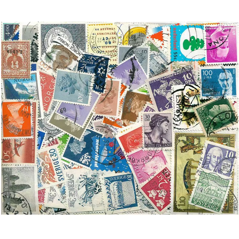 Timbres-poste en bon état