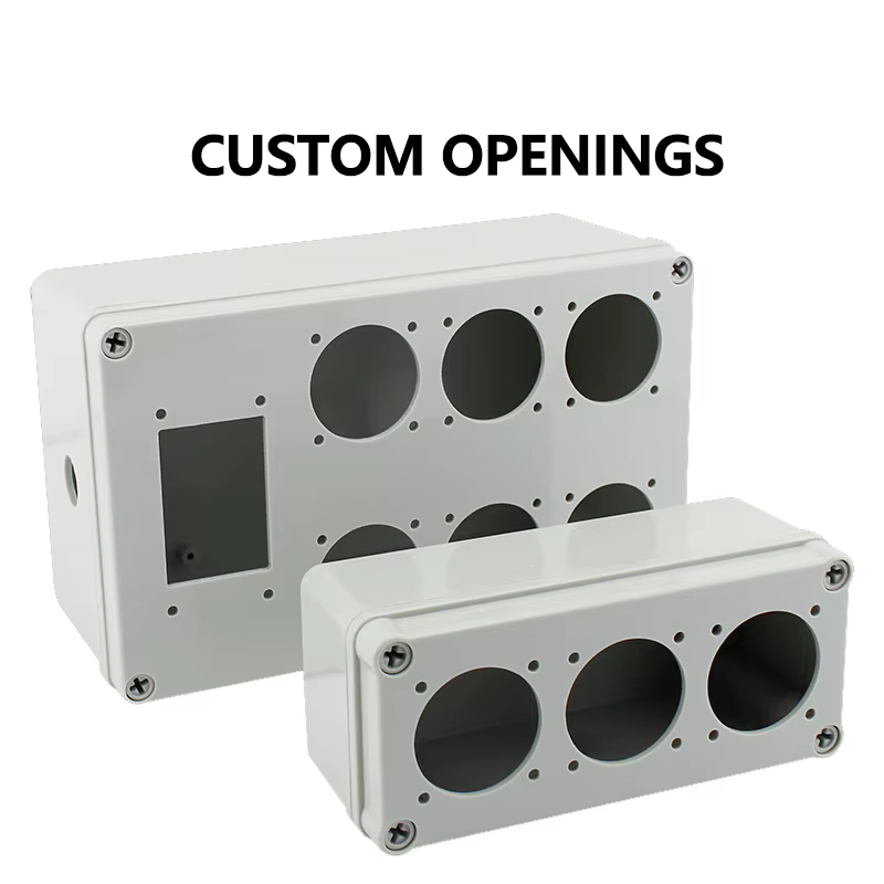Boîtier étanche extérieur noir