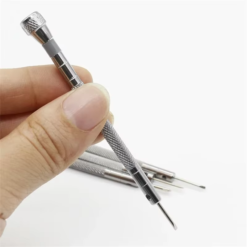 Petit tournevis en acier de 0.8 à 1.6mm pour la réparation de lunettes de montre
