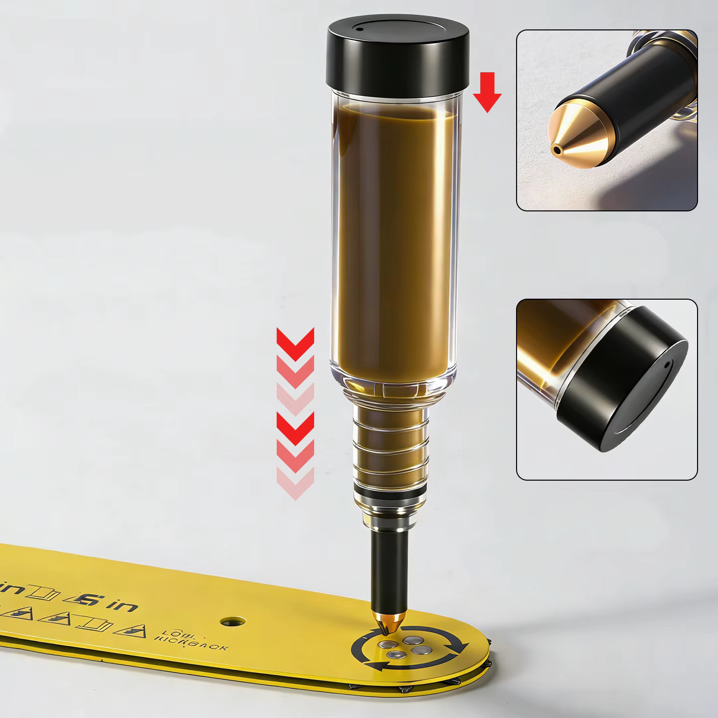 Pistolet à graisse pour tronçonneuses