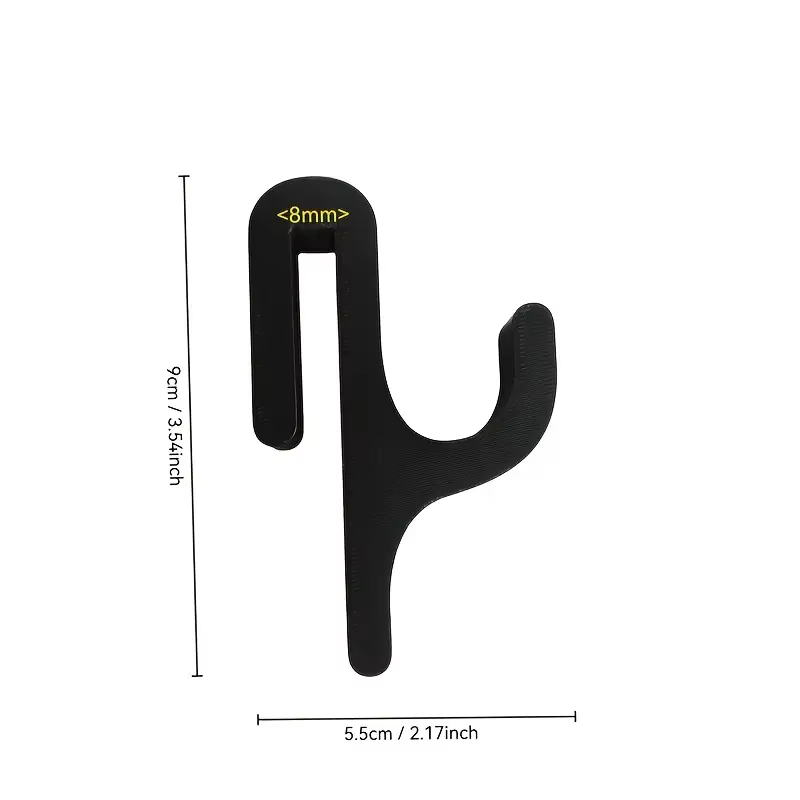 1-3 crochets de porte de douche – Cintre en verre sans cadre de 8 mm