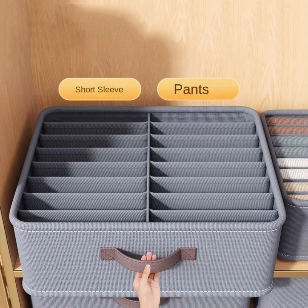 Armoire vêtements rangement organisateur pantalon pull T-Shirt boîte de rangement avec PP conseil armoire tiroir organisateur jean boîte de rangement