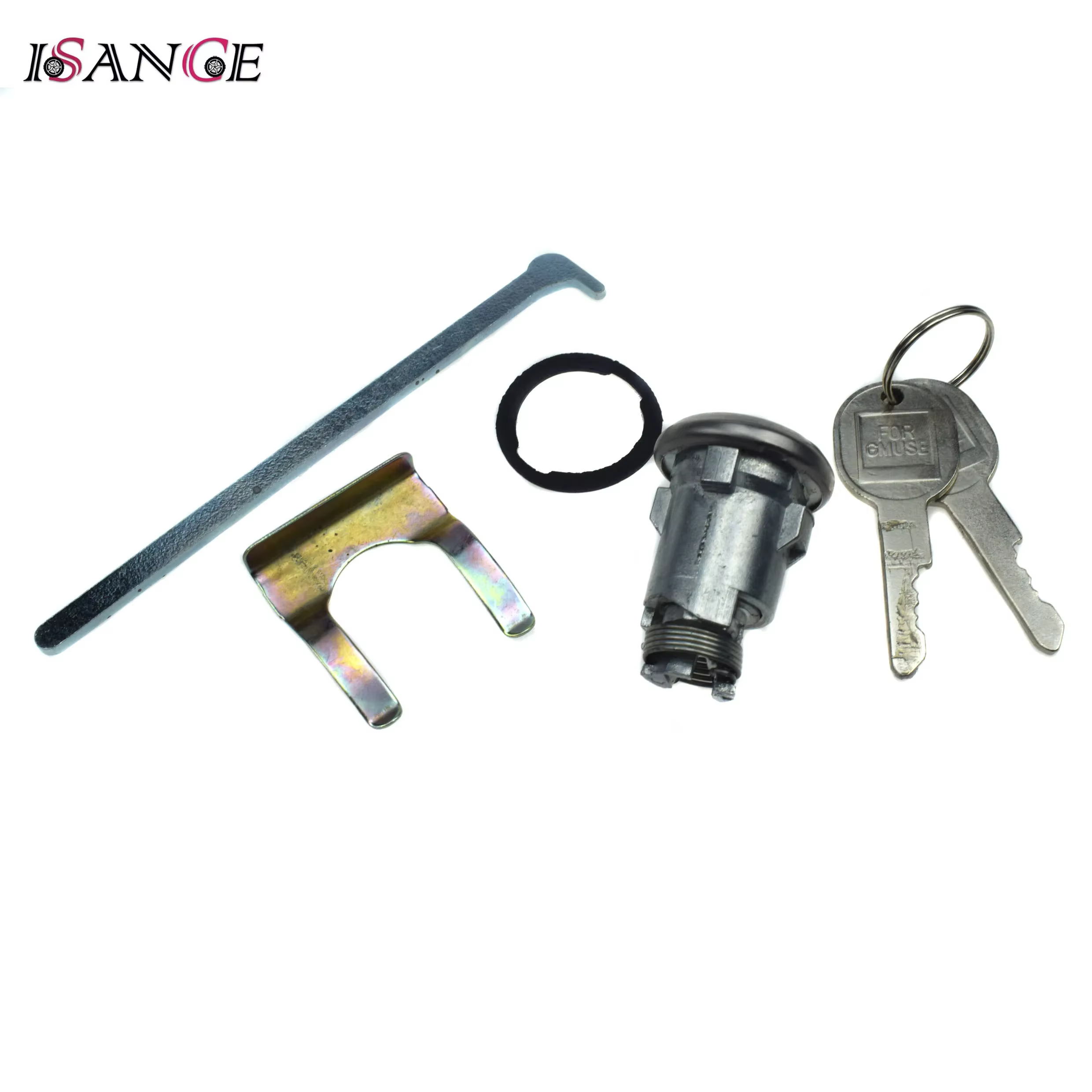 Kit de baril de clés de cylindre de serrure d'allumage ou de porte ou de coffre pour Chevrolet Buick GMC Cadillac Pontiac Oldsmobile Camaro Impala Malibu