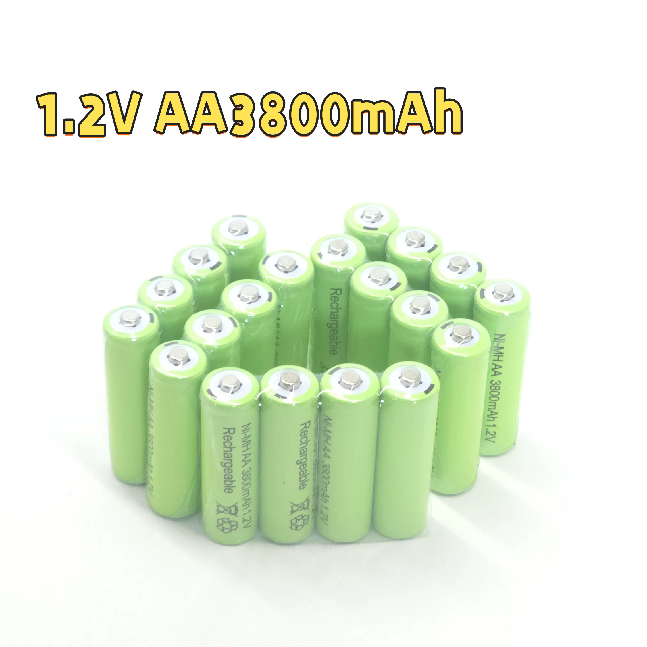 【3800 mAh d'autonomie ultra longue】 Batterie rechargeable AA - 1