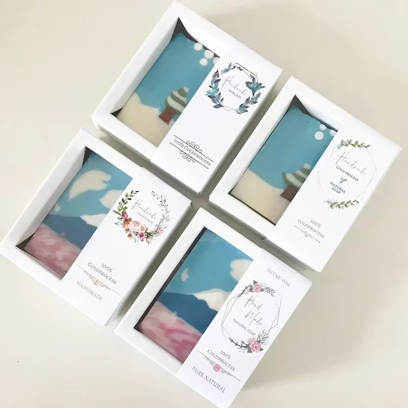 Boîte d'emballage en papier Regina faite à la main avec taille enveloppée