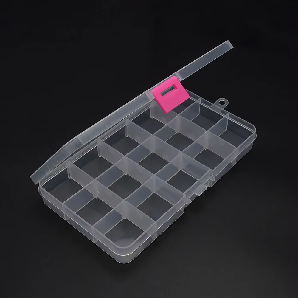Boîte de rangement en plastique 6-32 compartiments