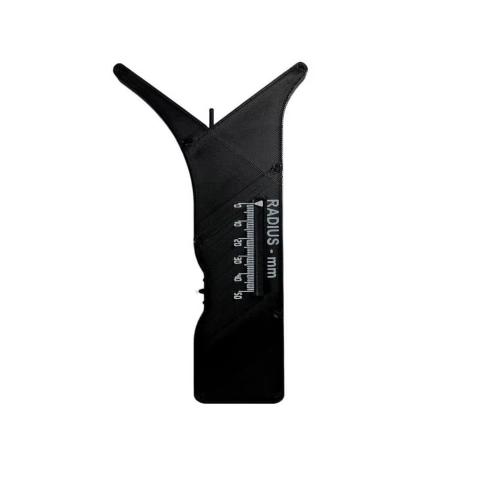 Outil de mesure du rayon coulissant proportionnel 1:1