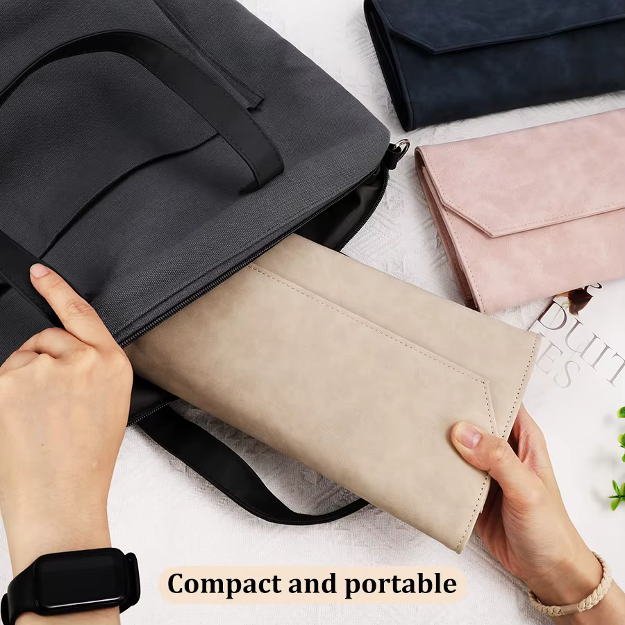 Sac de rangement pliable pour crochets circulaires, sac de rangement pour bricolage, fil de tissage, outils de tricot, accessoires, sac de rangement pour outils de couture, sac organisateur