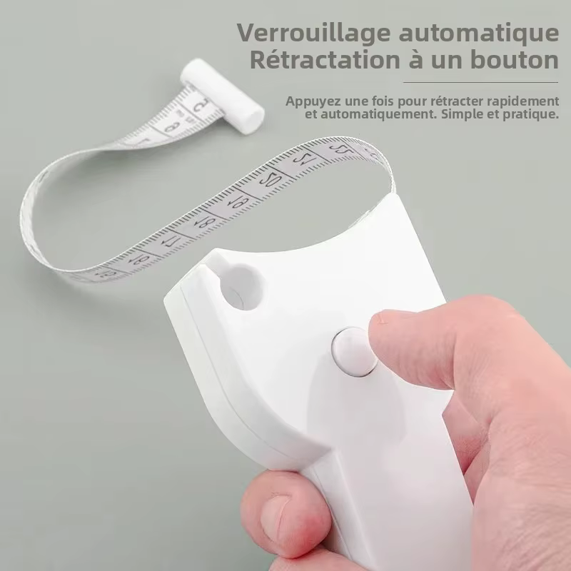 Ruban à mesurer portable en pouces