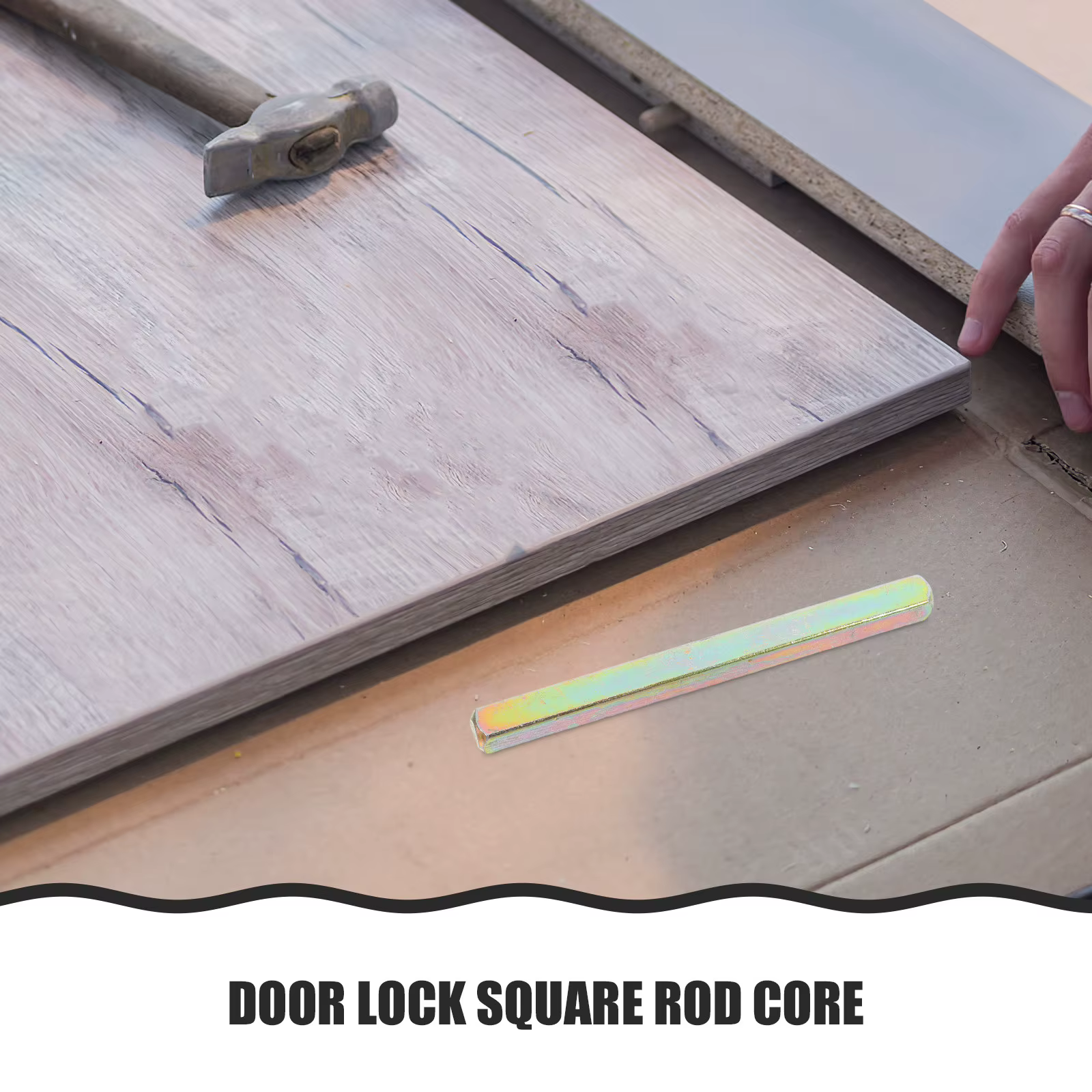 Cylindre de serrure de porte 8 mm x 100 mm