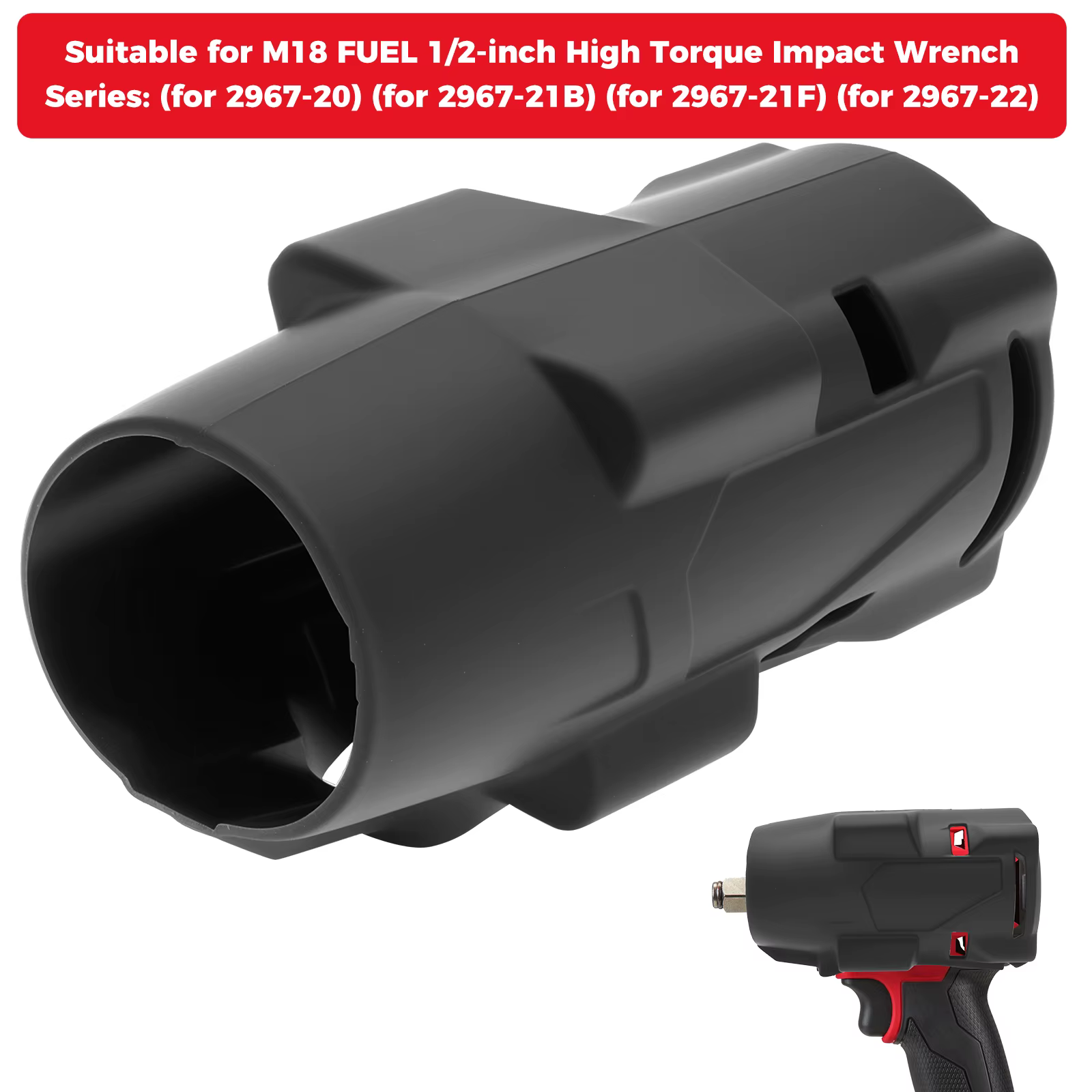 Clé à chocs à couple élevé M18 18V 1/2 pouce avec anneau de friction et protection pour 2967-20 2967-21B 2967-21F