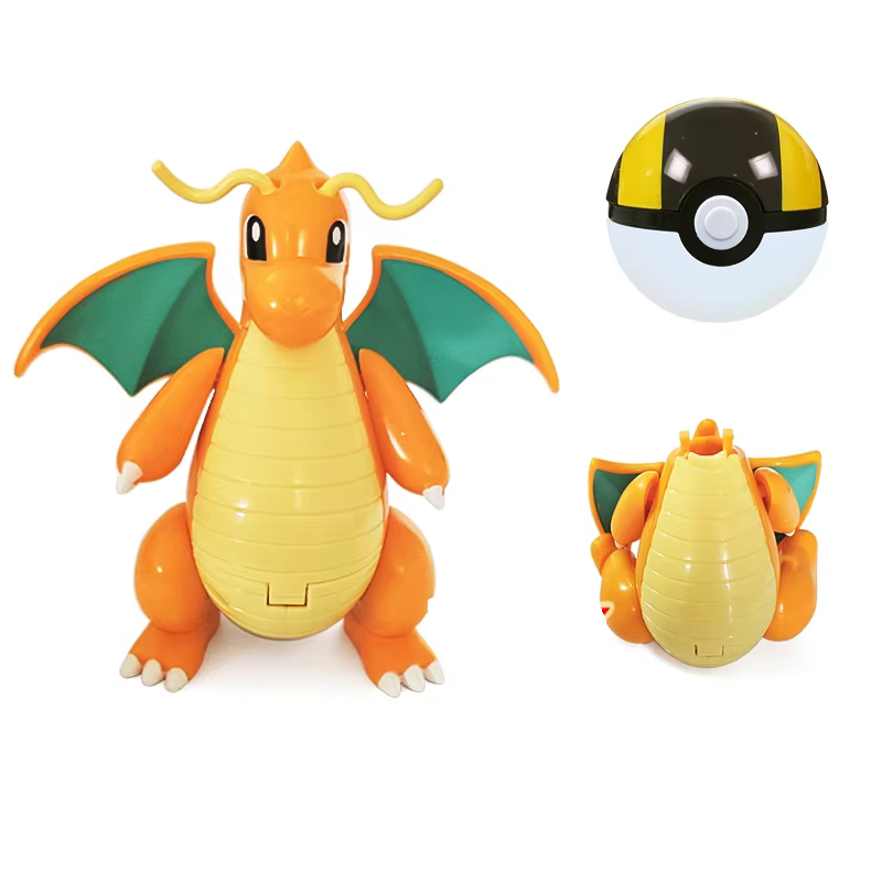 Pokemon Pokeball Transformer Pikachu Figure