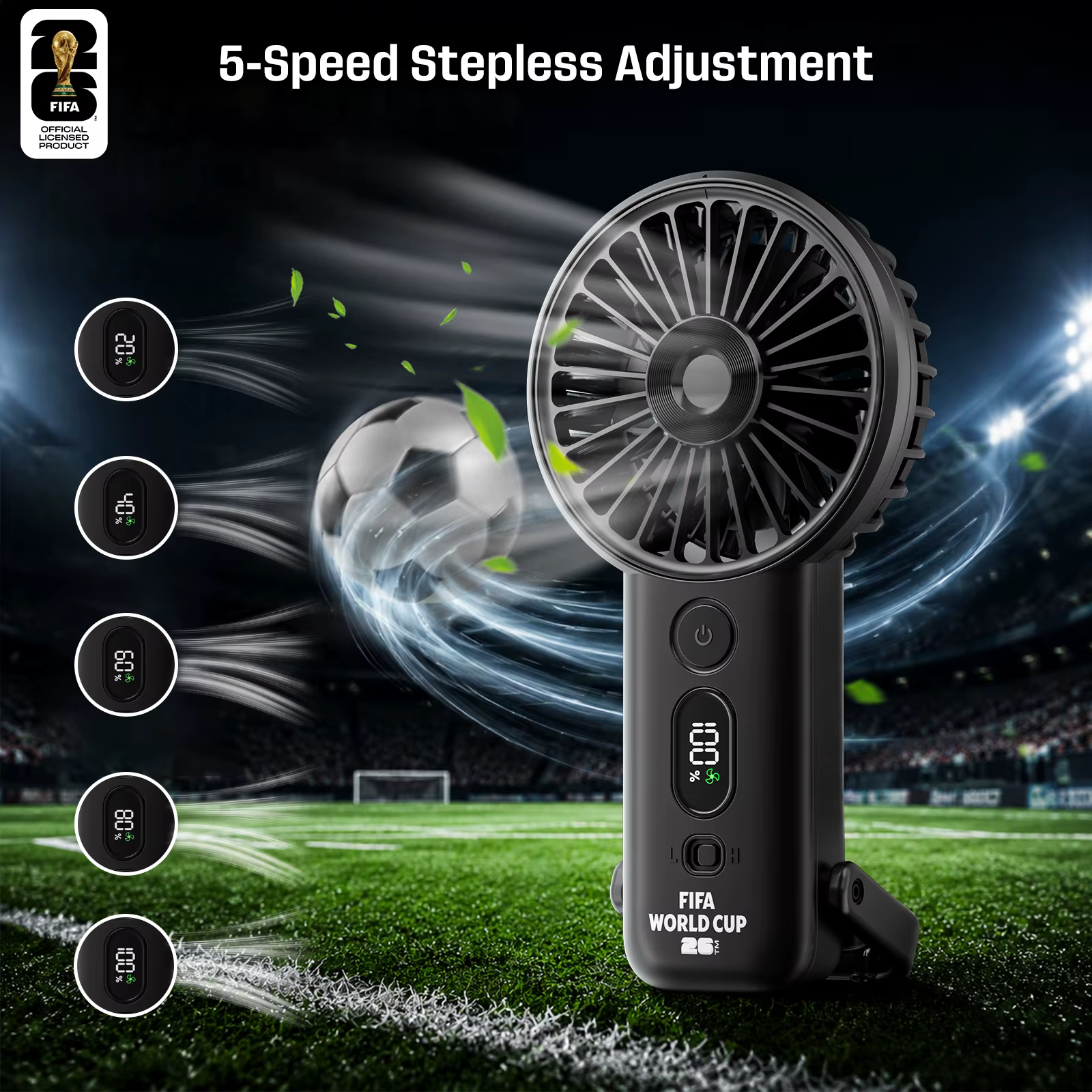 Ventilateur de refroidissement portable FIFA 2026 Coupe du Monde