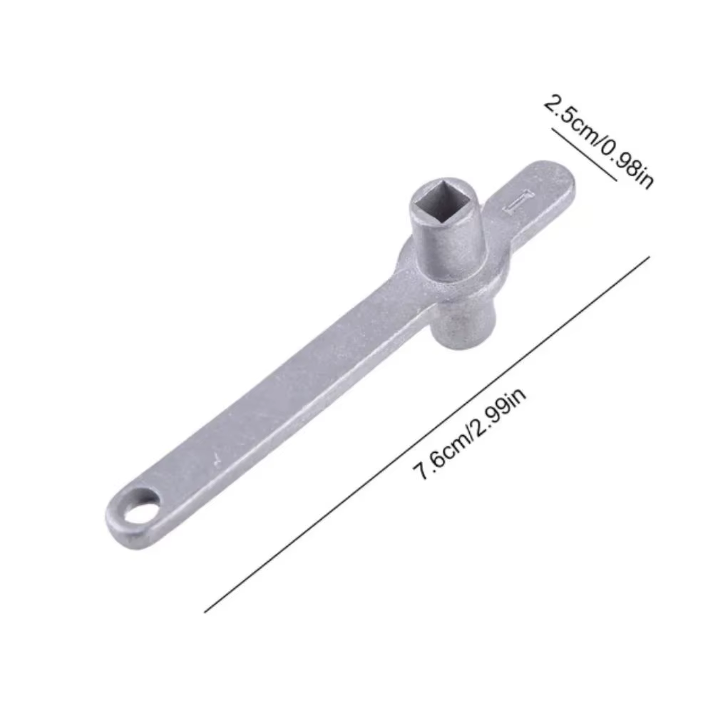 Clé de radiateur en acier inoxydable