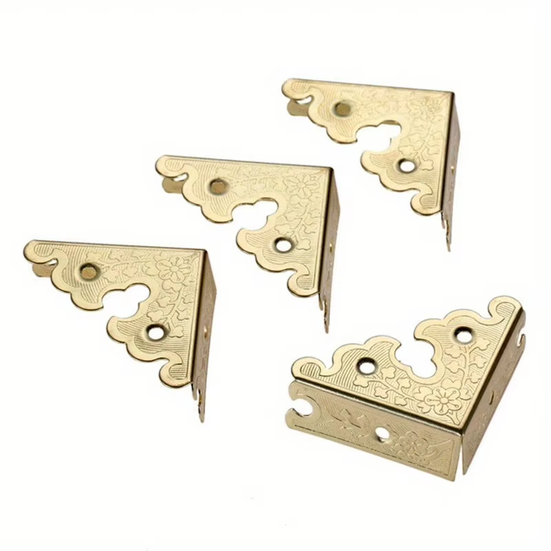 Boîte en bois d'angle droit de 34mm