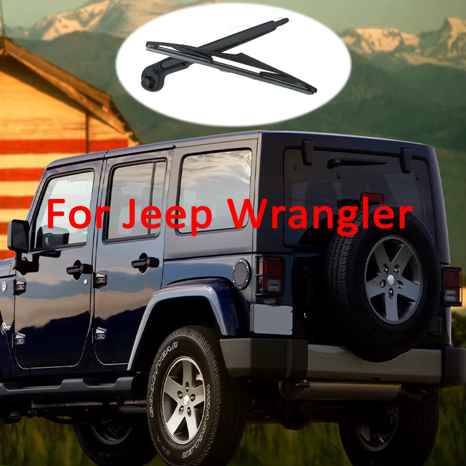Balai de bras d'essuie-glace arrière pour Jeep Wrangler 2007 – 2017 pour Wrangler JK 2018, remplacement OEM