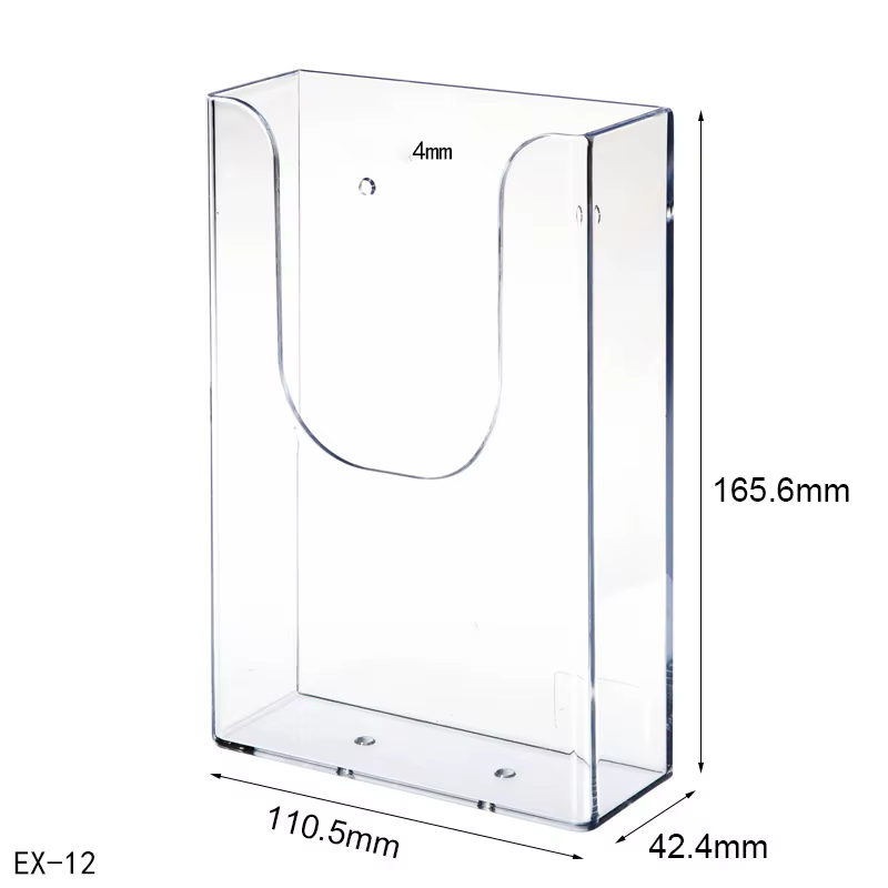 Boîte de rangement murale transparente T1