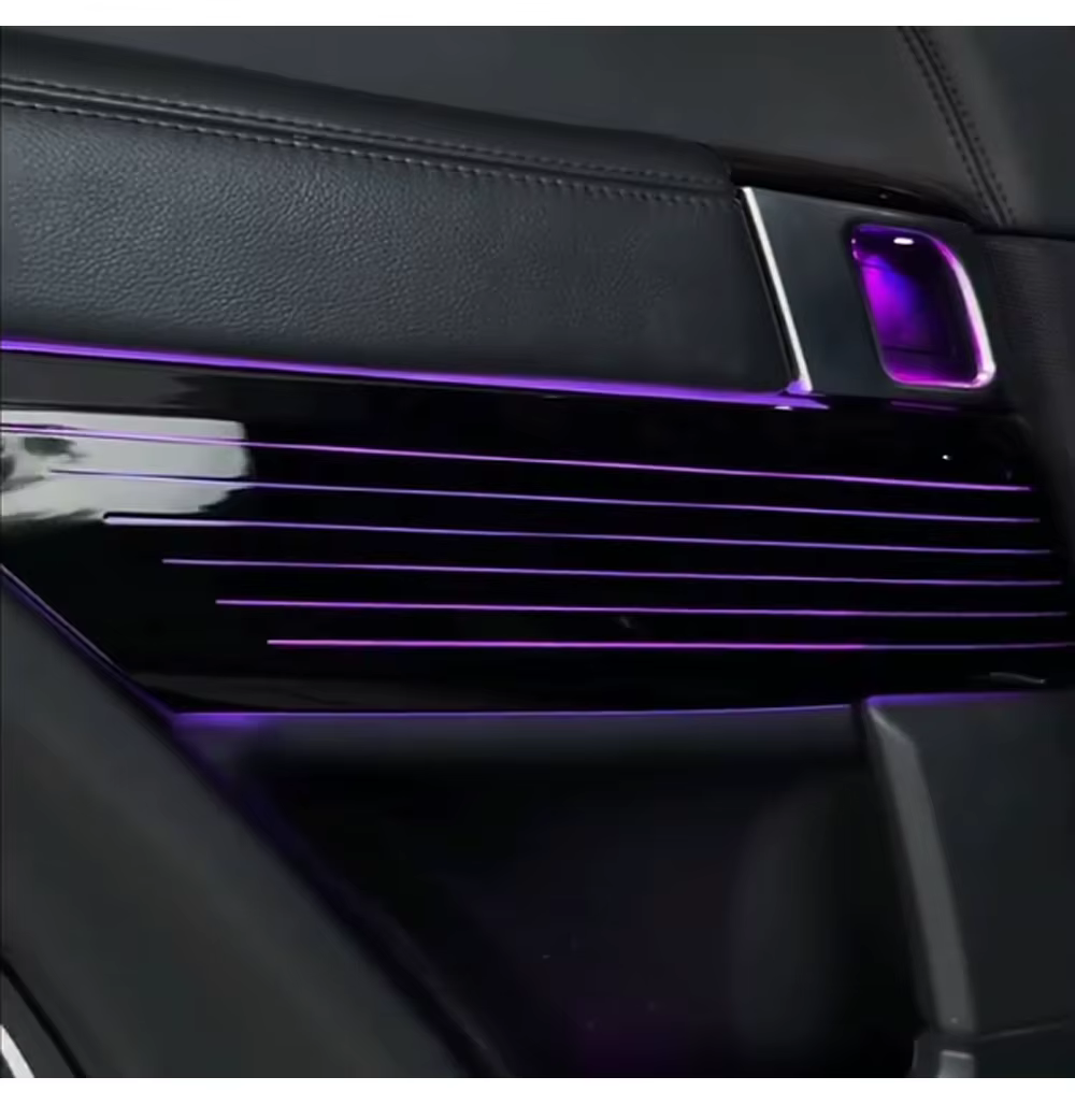 Lumière ambiante LED pour Range Rover Sport 2013 – 2022, couvercle de haut-parleur de porte, lumineux atmosphérique, décoratif, contrôle par application, 256 couleurs