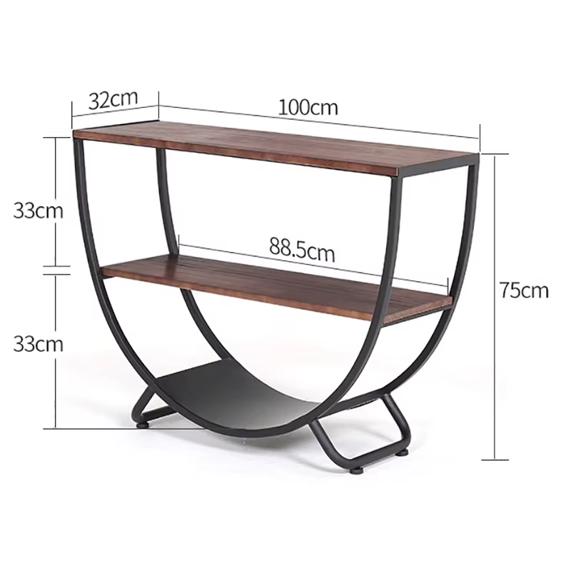 Avec rangement Chic Console Table Vintage esthétique luxe salon
