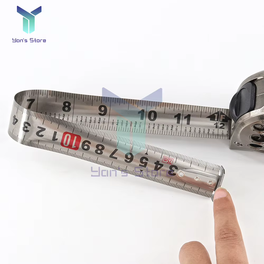 MeaccelerTape-Mètre en acier inoxydable